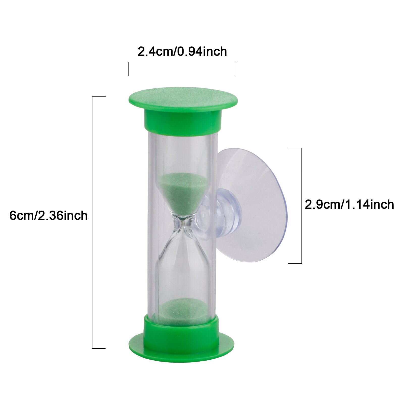 3-Minute Hourglasses Children Teeth Brushing Timer with Suction Cup Home Decor Hourglasses Toothbrush Timer For Brushing Kids