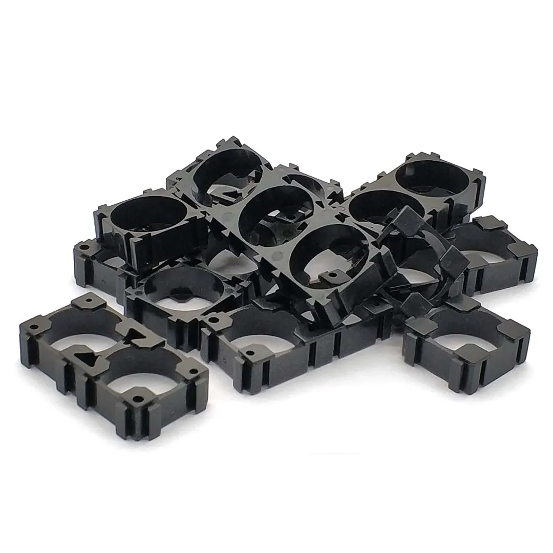 18650 Batterijhouder Veiligheid Anti-vibratie Houder Beugel Li-ion Mobiele houder Cilindrische plastic behuizing Diameter 18,5 mm