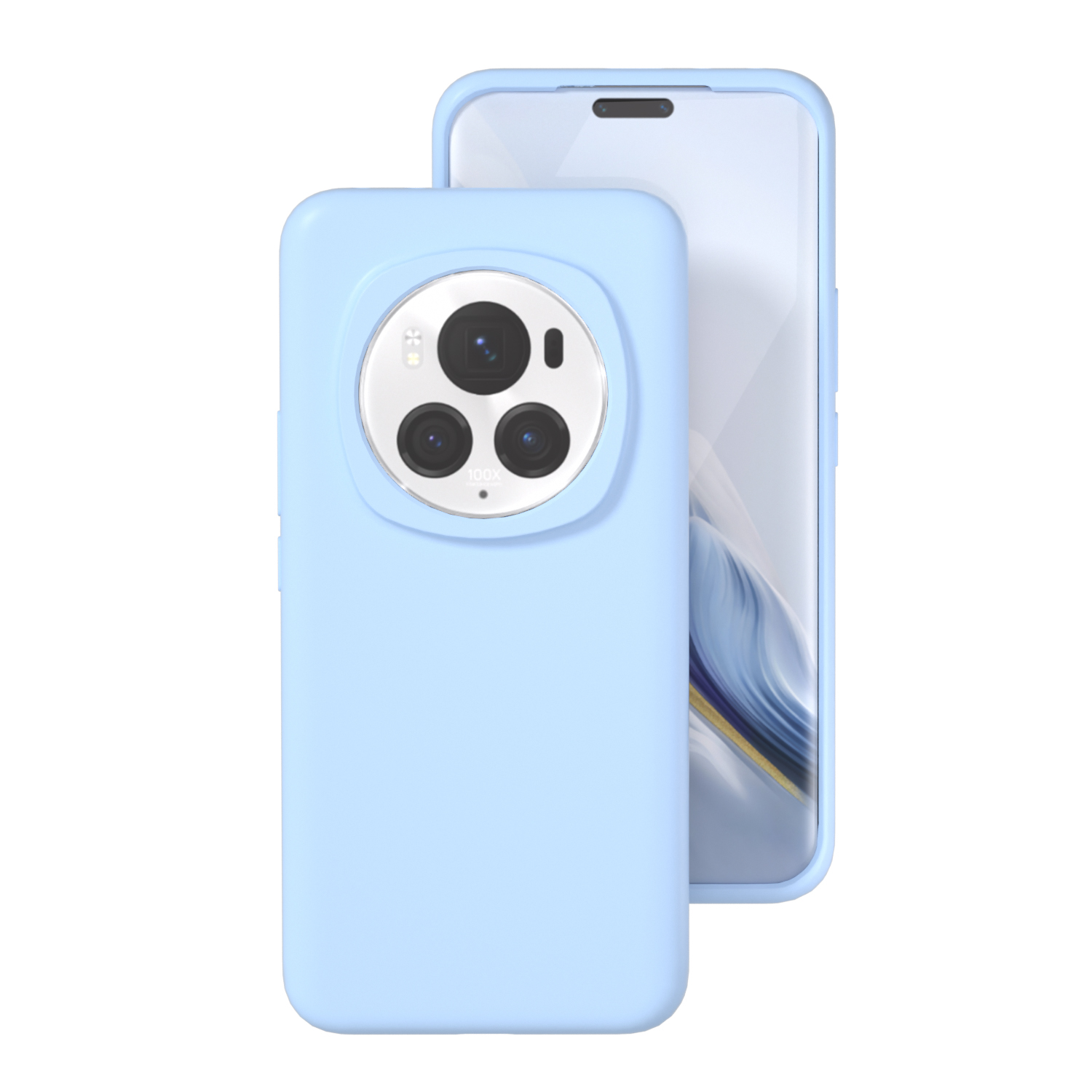 Para Honor Magic 6 Pro funda suave de silicona líquida Premium con flocado dentro de la carcasa protectora para Honor Magic6