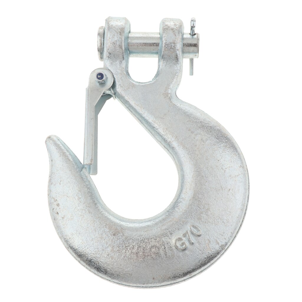 1/2" Half-Link Safety Latch Swivel Winch Hook 4X4 Application Newly