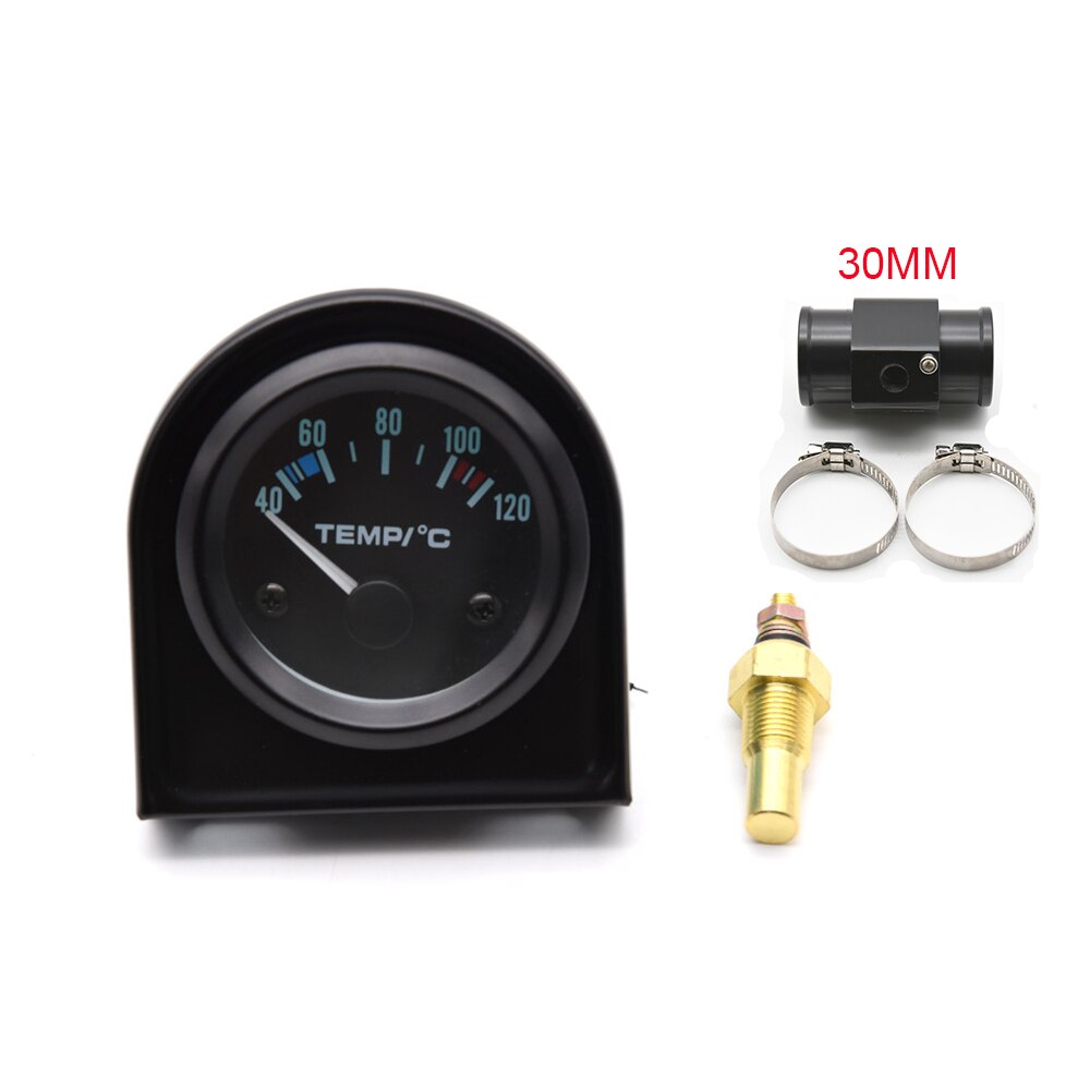 52mm Gauge Car Motor Water Temperature Gauge 40-120 C Water Temperature Gauge Adaptor Joint Pipe Sensor Radiator NPT 1/8: 30mm