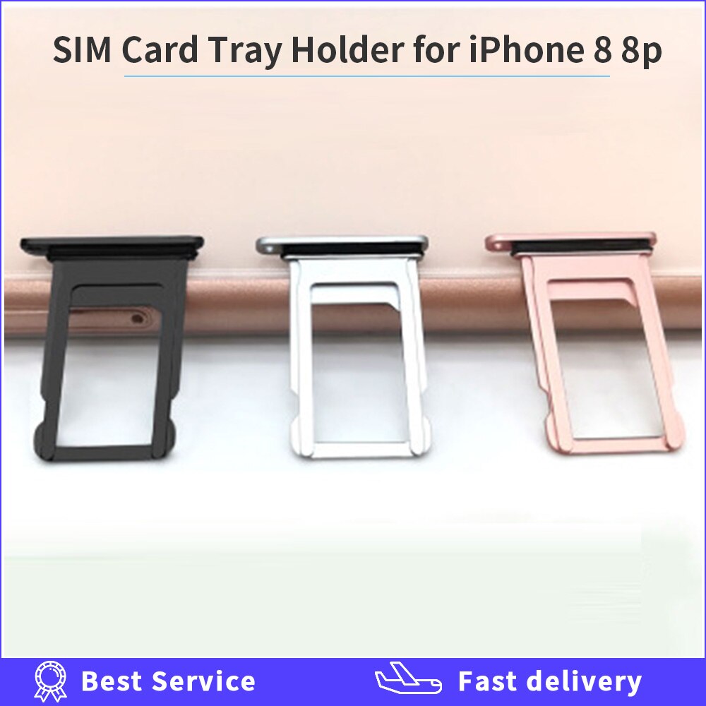 Micro Nano SIM Card Holder Tray Slot for iPhone 7 plus 7p Replacement Part SIM Card Card Holder Adapter Socket Repair