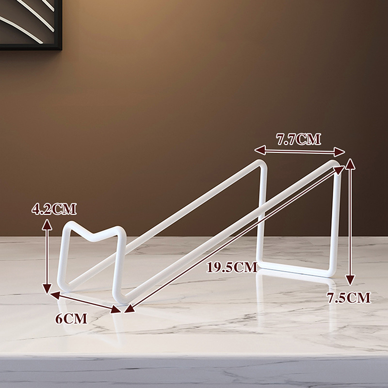 Wijnflessenrek Aanrecht Wijnfles Display Rack Opbergrek Eenvoudige Thuis Aanrecht Decoratie Keuken Accessoires Organizer: WIT