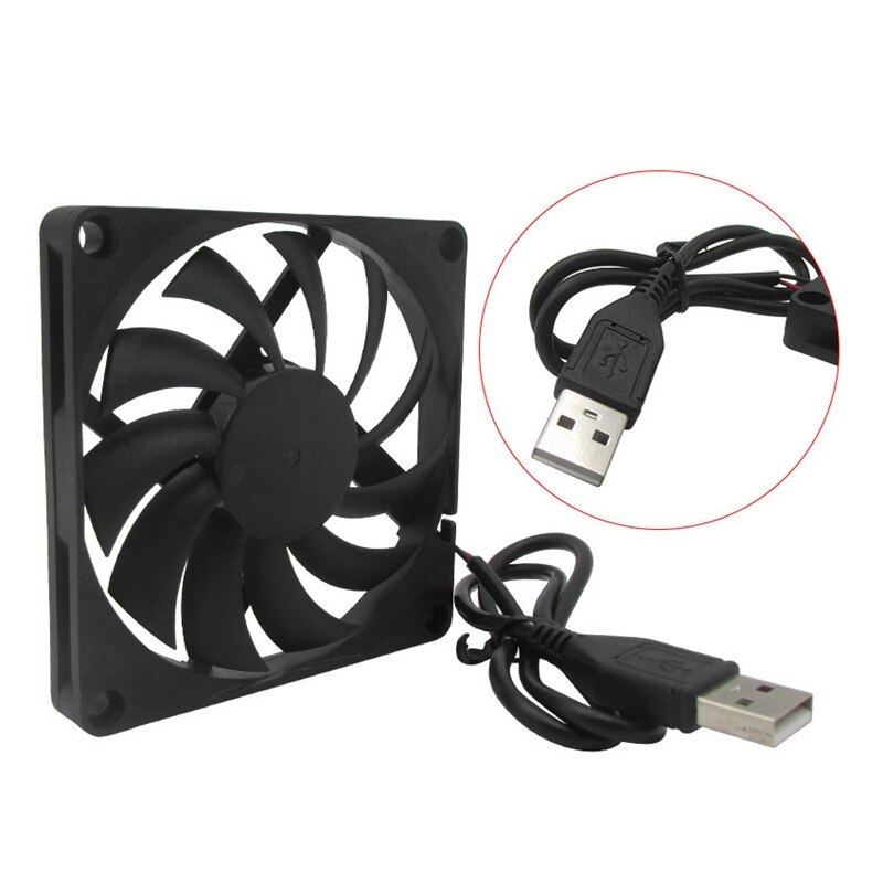 4-Pack DC 5V USB Brushless Fan - Cooling for Phones, Computers, Cabinets, Routers