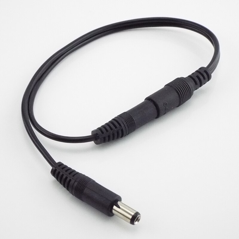 1 Female to 2 Male Way Connector DC Plug Power Splitter Cable for CCTV LED Strip Light Power Supply Adapter 5.5mm*2.1mm