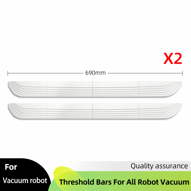 For Xiaomi Roborock iRobot Roomba Robot Vacuum Sweeper Threshold Bars Step Ramp Climbing Mat Spare Parts Accessories Replacement: light yellow