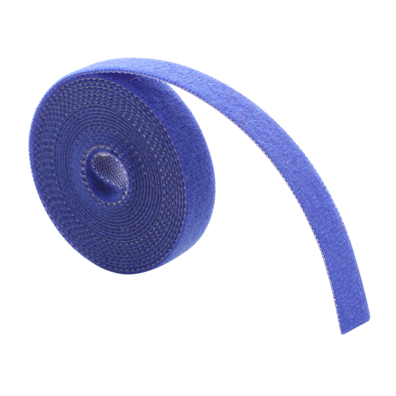 Plantebandage velcro-binde justerbar plantestøtte genanvendelig fastgørelsestape til hjemmehavetilbehør: Blå 1pc