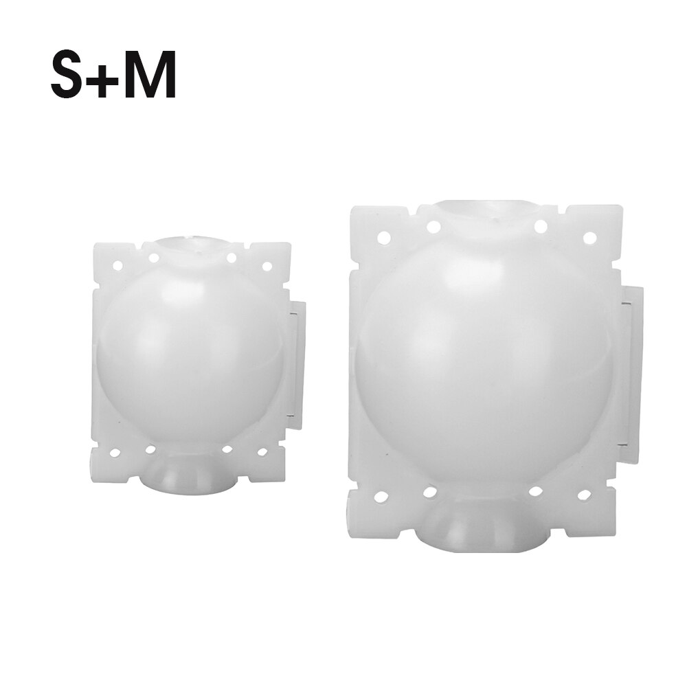 1/3/5PCS High Pressure Gardening Plant Root Ball Plant Root Growing Box Breeding Case for Garden Grafting Rooting Plant Box: White S M