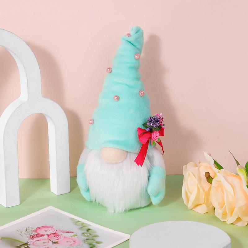 Moederdag Valentijnsdag Leuke Faceless Schort Pop Mom 'S Zitten Dwerg Pluche Pop Familie kinderen