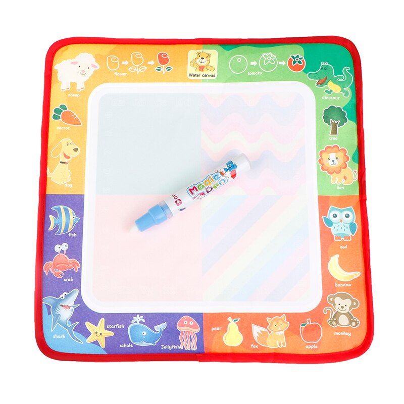 Animal Themes Rainbow Water Drawing Painting Writing Mat Board Magic Pen Coloring Books Xmas for Kids