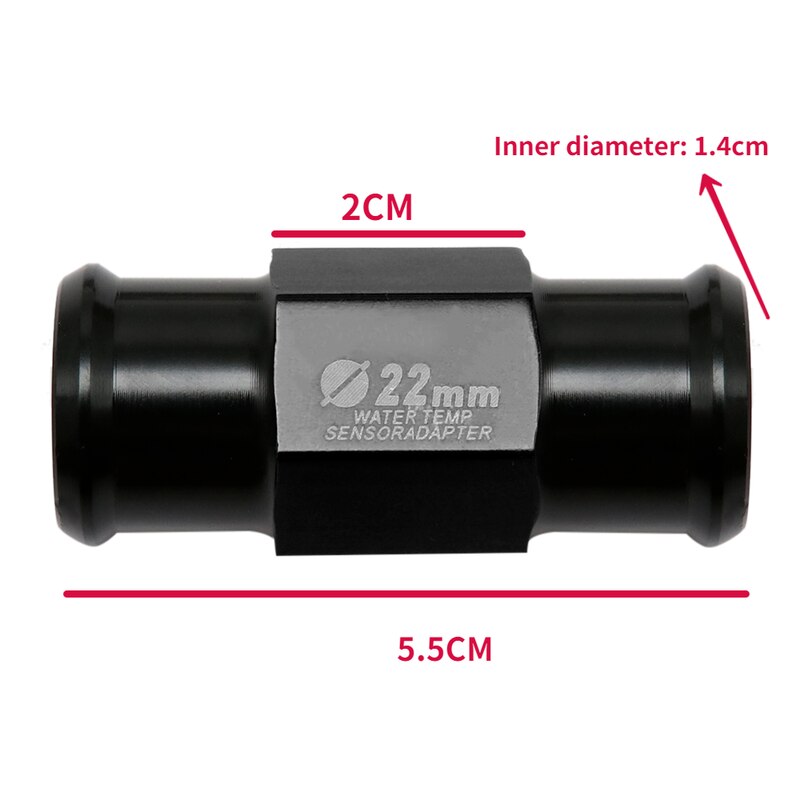 Motorcycle Water Temperature Sensor Adapters 18mm Water Temperature Sensor Pipe Radiator Hose Adapter Kit Suitable Yamaha