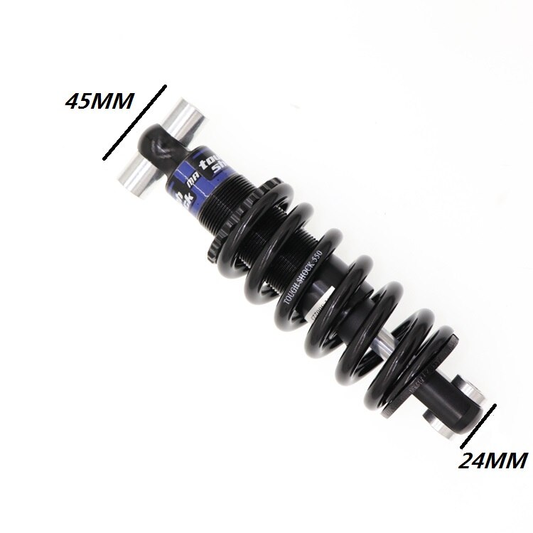 Choc dur TS amortisseur arrière vélo descente vtt hydraulique montagne choc dur rebond vélo ressort 165mm/550 lbs: 45MM X 24MM