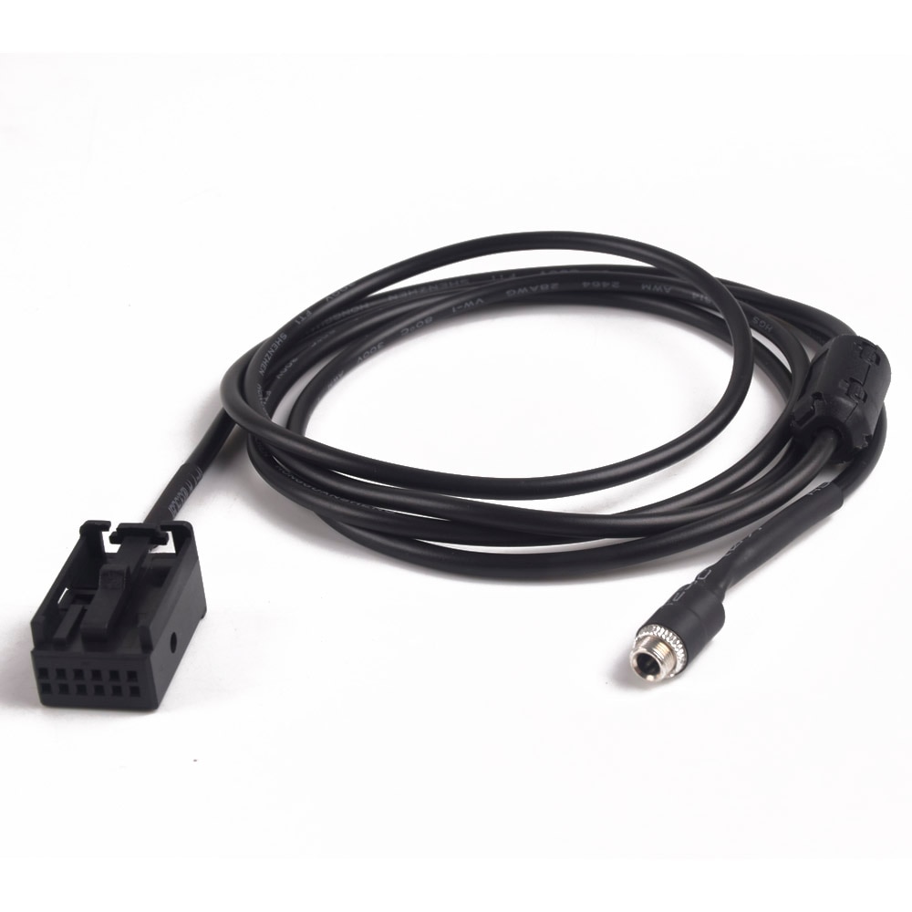 Adaptateur prise femelle AUX 12Pin 3.5mm | Câble d'interface Radio MP3 pour BMW E85 E86 Z4 E83 X3