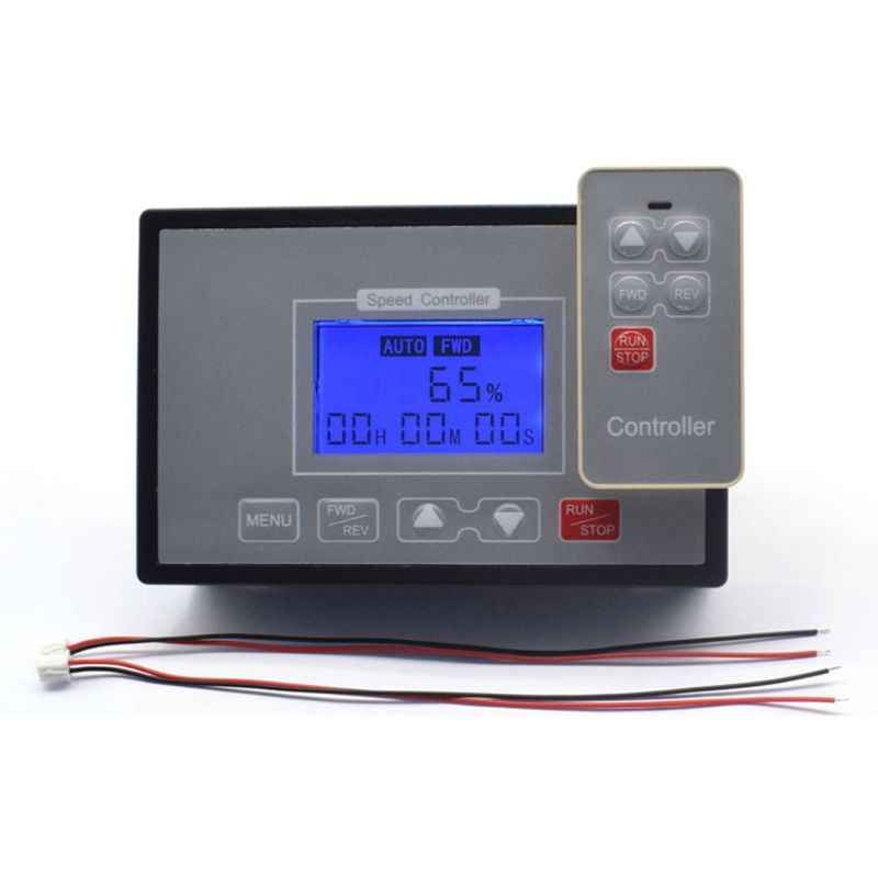 Contrôleur De Vitesse Moteur DC 10-55V 60A Avec Affichage Numérique - Régulateur PWM Réversible CW/CCW Protection Surcharge