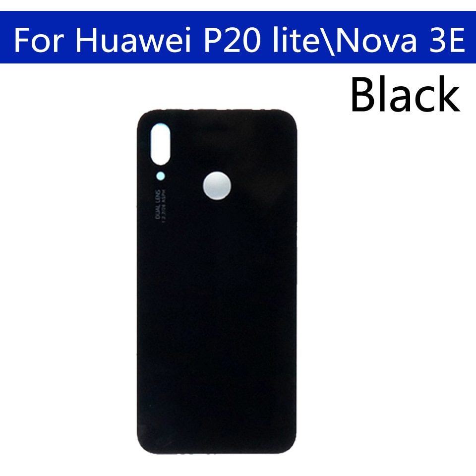 Back Glass For Huawei-P20 Lite Battery Back Cover Replacement For Nova 3E / P20 Lite Housing Chassis Shell replacement