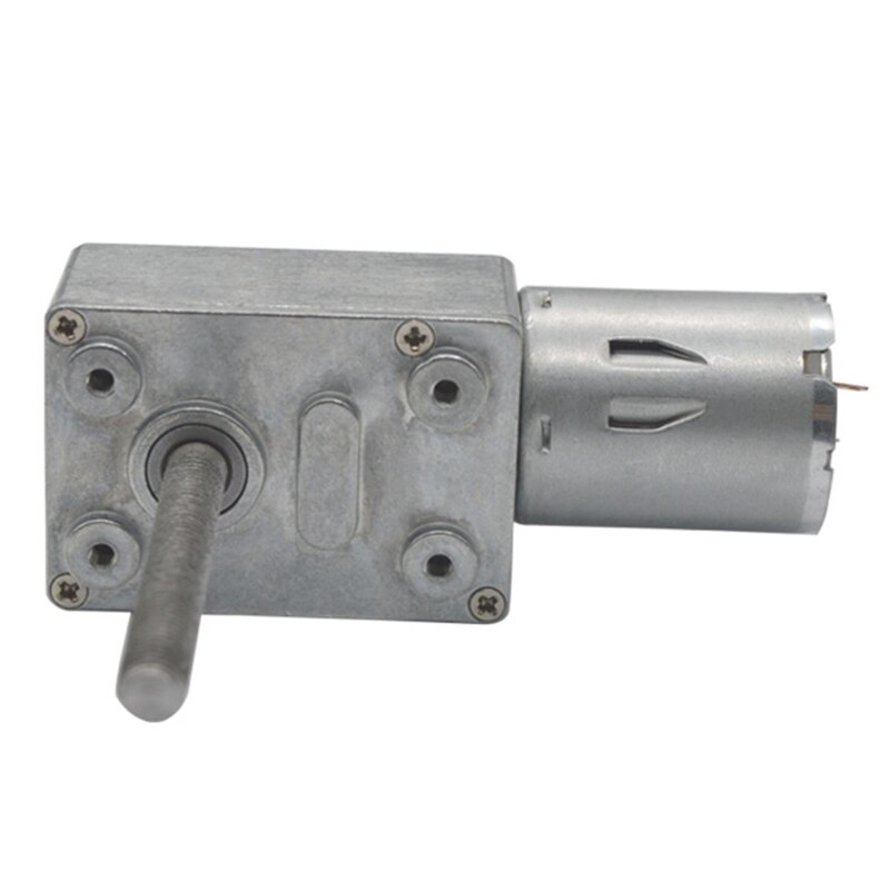RISE-10 RPM Lead Screw Axle Worm Geared Motor 6Mmx50Mm Lead Screw Shaft Self-Lock Worm Gear Motor