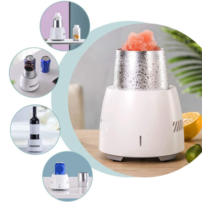 Auto Instant Cool Cup Draagbare Cool Cup Elektrische Drinken Koeler Cup Auto Thuis Voor Zomer Koeling Vriezer