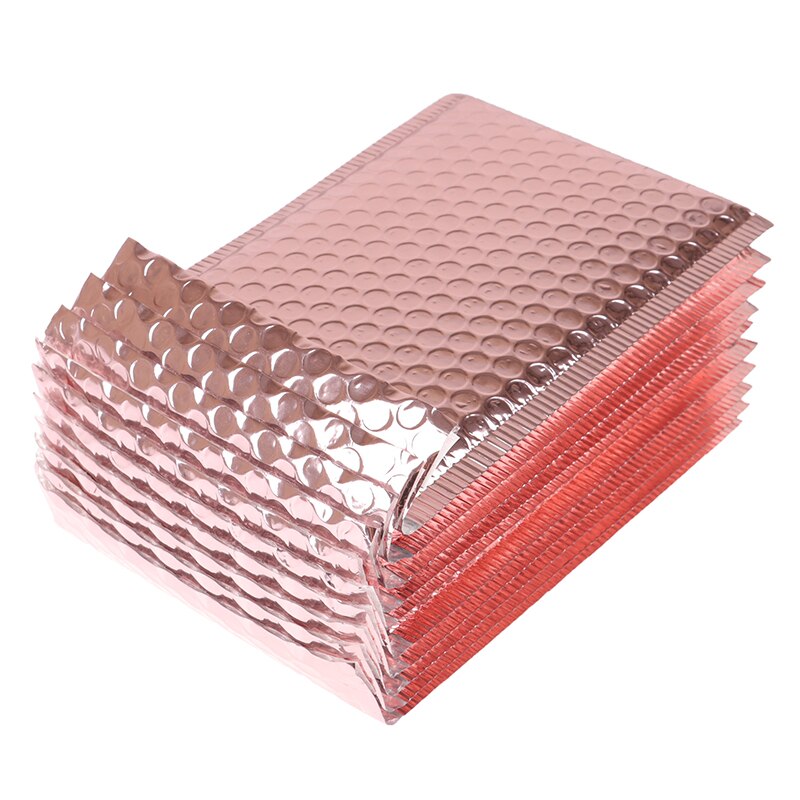 10Pcs 15x20 + 4cm Rose Gold Bubble Envelop Bubble Mailer Voor