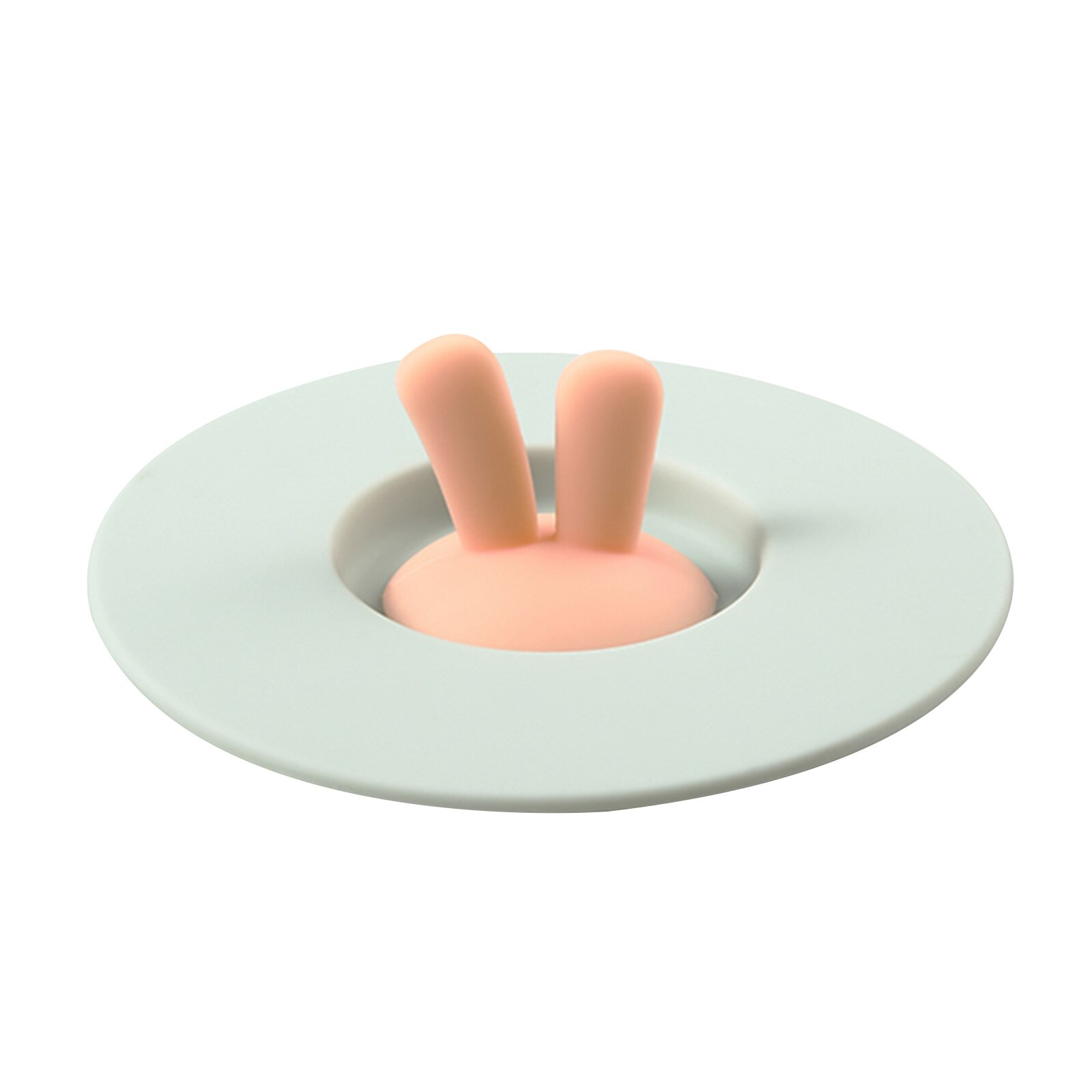 Cup Lids Safe Healthy Food-Grade Cat Silicone Rabbit Ears-Shaped Cup Lids for and Cold Beverages