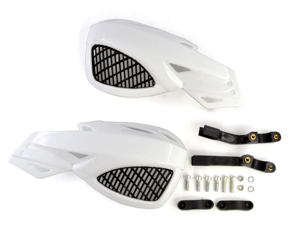 Dirt Bike Motorcycle 7/8 ''22mm Stuur Rem Hand Guard Voor Yamaha Tricker Dt Tw Pw Rt 50 80 85 90 100 125 225 230 250 426: White