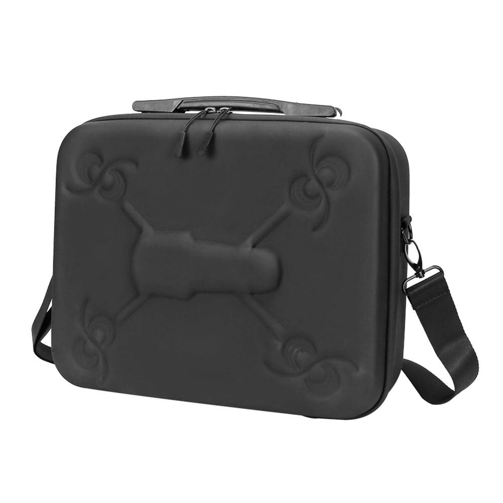 Pu stødsikker opbevaringspose håndtaske kuffert bæretaske til hubsan zino h117s 4k almindelig pu modtagelseskasse god tekstur