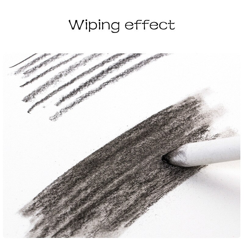 3 / 6 Pcs Paper Pencil Blending Smudge Stick Tortillon White Sketch Painting Tool Rice Paper Pen Supplies Material Escolar