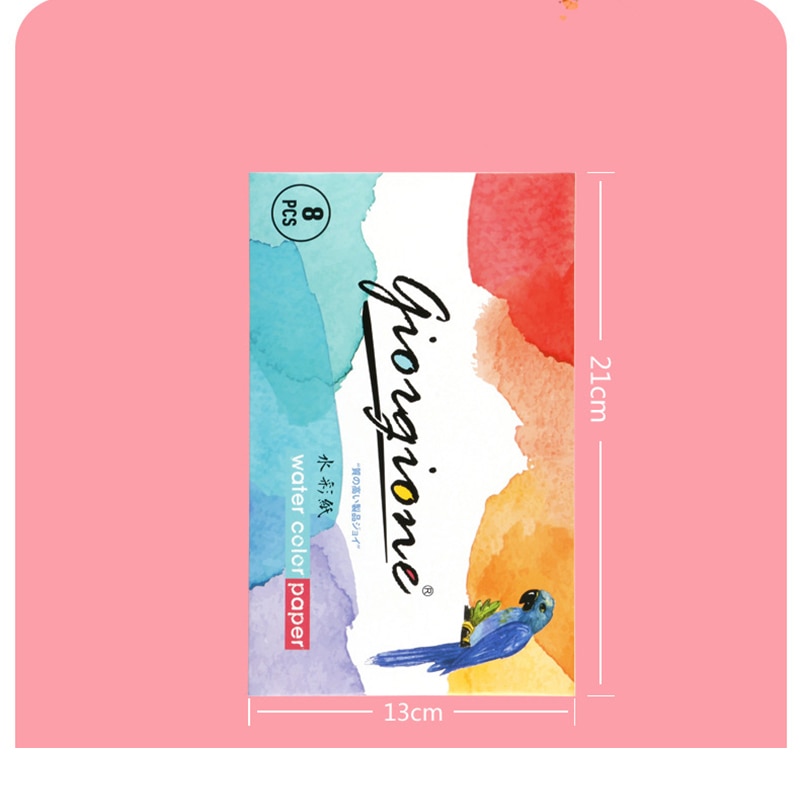 32 otwórz 8 arkuszy czyste drewno papkowaty papieru akwarela do przenośne malarstwo szkic szkic szkic uczeń akwarela zestaw papieru