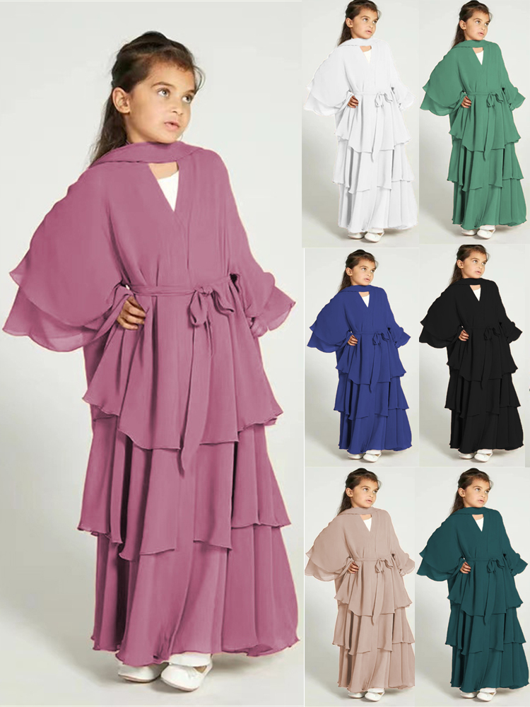 Ramadan Niqab Khimar Chiffon freundlicher Muslim Abaya Dubai Truthahn Islam Kleid Gebets kleidung für Frauen Kebaya Kleid Femme Musulmane