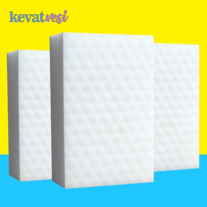 10/20/30Pcs Magic Spons Gum Dubbele Gecomprimeerde Hoge Dichtheid Melamine Spons Badkamer Keuken Spons Borstel 10x6x2cm