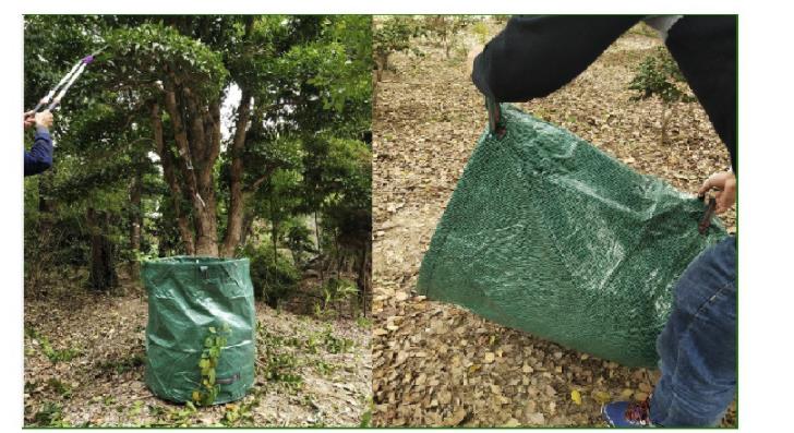 500L/300L Large Capacity Heavy Duty Garden Waste Bag Garden Rubble Waste Woven Rubbish Bags Yard Bins Storage Kitchen Waste Bag