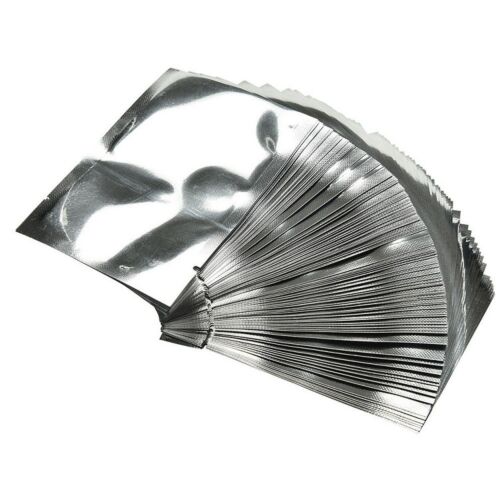 100 stk aluminiumsfolie mylar poser vakuumforsegler madopbevaringspakker poser i 8 størrelser