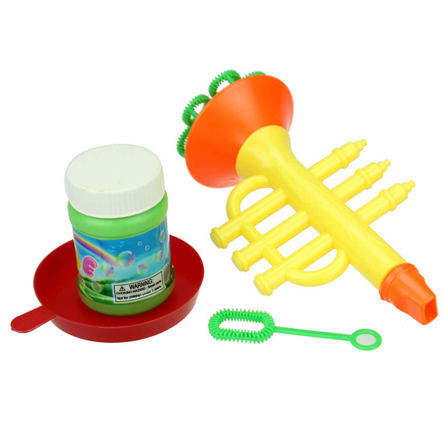 Funny Multi Holes Trumpet Style Bubble Maker Blower Toy for Children Kids Boys Girls Indoor Outdoor Play Random Color