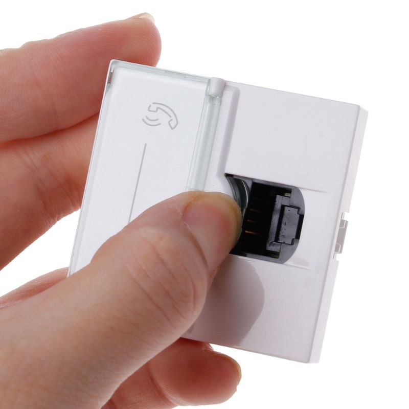 CAT6 Network Module Information Socket RJ45 8P8C Connector Adapter Keystone Jack Standard Wall Plate X6HA