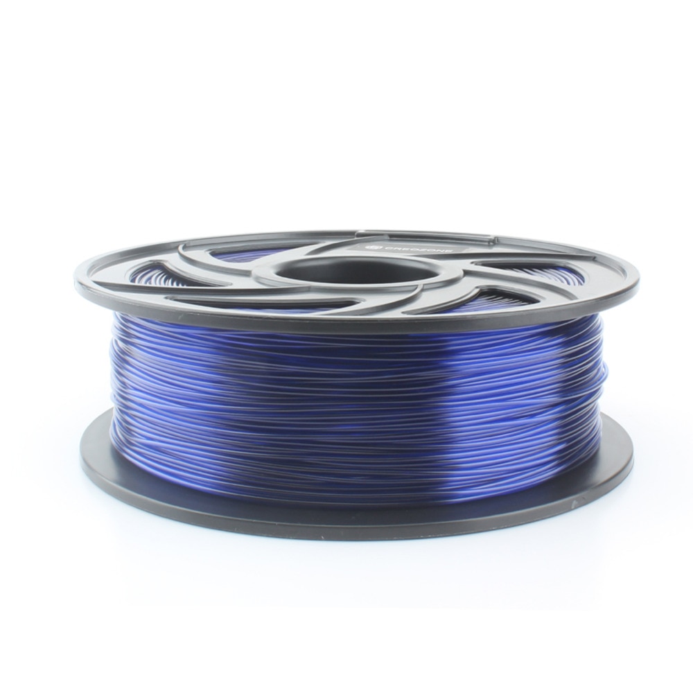 CREOZONE PETG Filament 3D Printing Filament 1.75mm 1kg Spool Great Transparency and Clarity 3D Plastic Filament Blue Color