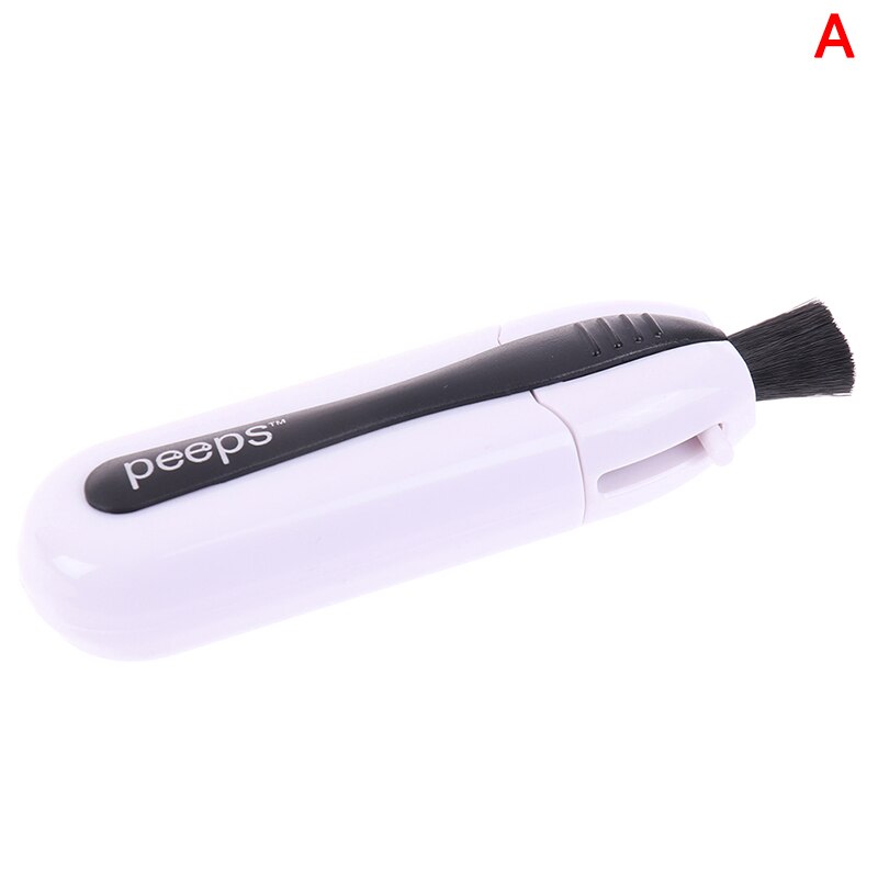 1 limpiador de gafas de microfibra, Mini cepillo de limpieza para el cuidado de los anteojos, cepillo de limpieza de vidrio de microfibra: A