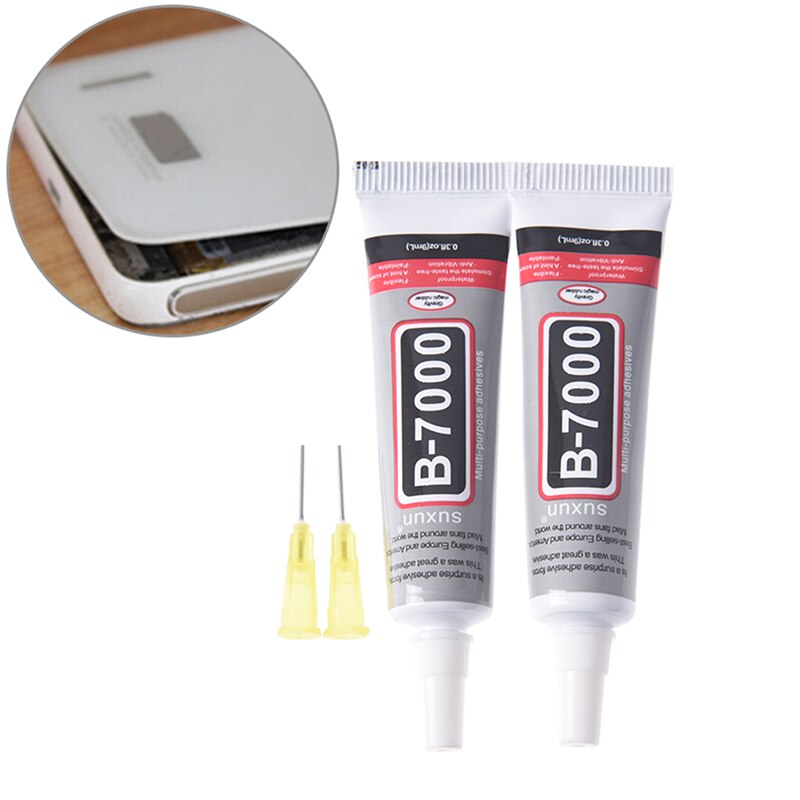 2Pcs 9Ml Beste B-7000 Multifunctionele Lijm Lijm Epoxyhars Diy Ambachten Glas Touch Screen Mobiele Telefoon Super lijm B7000