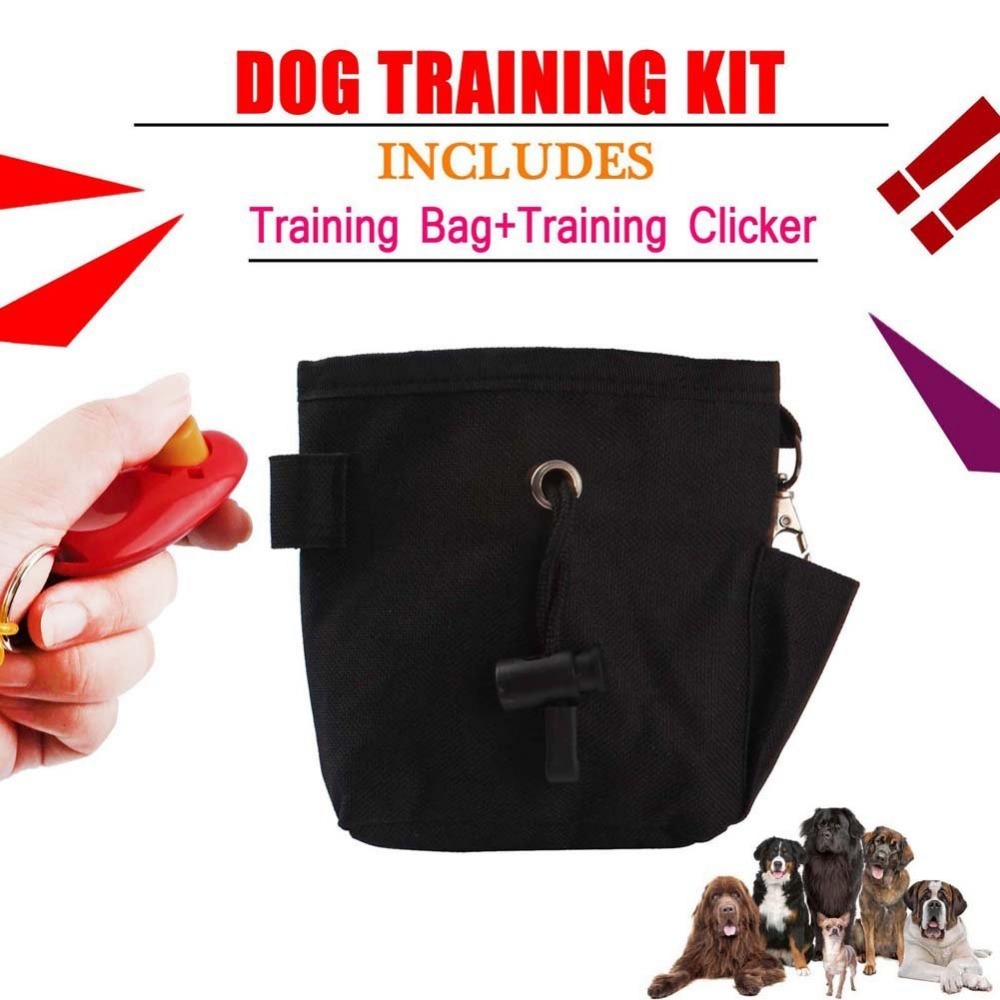 Gomaomi-Bolsa de cintura de cebo para perro y mascota, bolsa de entrenamiento con hebilla, para recompensa de cachorro