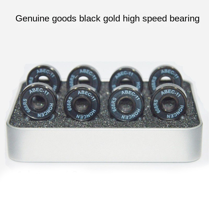 16 roulements de pièces 608RS ABEC-11 les roulements en acier d'IkDNomium à grande vitesse 7 pour des patins à roulettes terrestre quent le conseil de scooter de Longboard