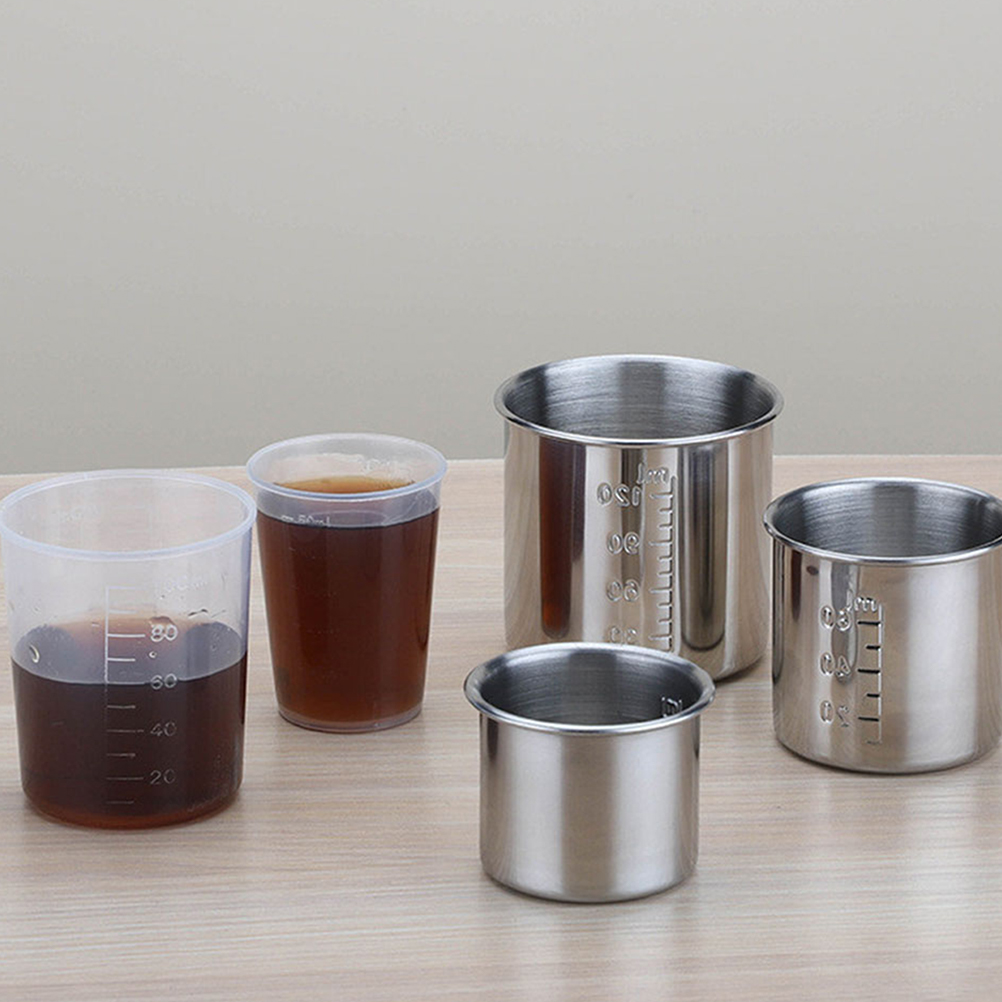 6pcs Graduation Cups Measuring Cylinder Measuring Cup Medication Cup Medicine Cup for Home Clinic