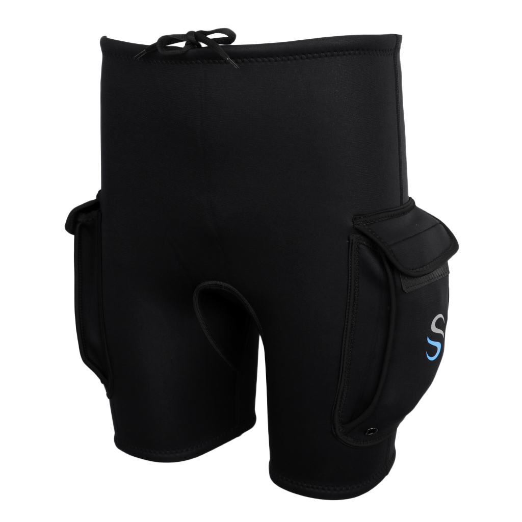 Mens Wetsuit Scuba Diving Tech Shorts with Pockets for Scuba Diving, Snorkeling and Water Sports Choose Sizes