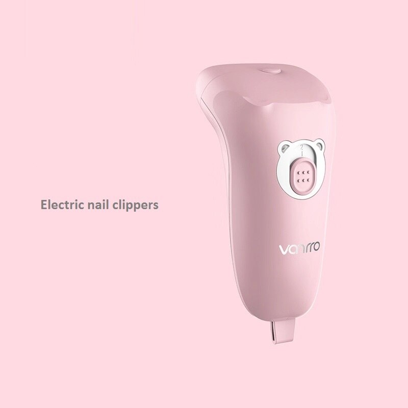 Baby Electric Nail Clipper Nail Trimmer Nail Cutter Health Care Electric Manicure Tool All Age Pink Blue Ship Free