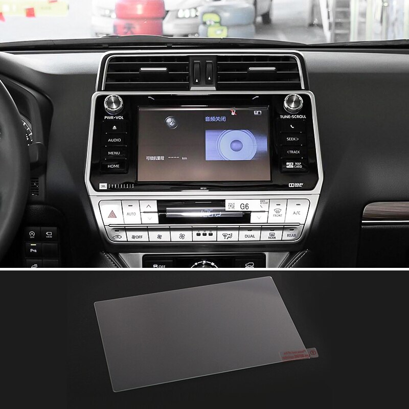 Protector de pantalla de vidrio templado para coche Toyota Land Cruiser Prado, película adhesiva, accesorios, 150: 8 inch 174X104mm HD