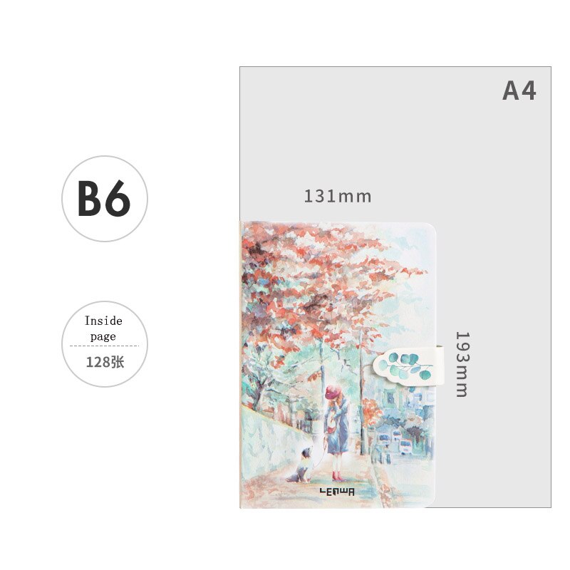 Hardcover Diary Books Color Inside Page Notebook Weekly Planner Handbook School Supplies Star Pattern 128 Page Paper A6 Notebook: cat