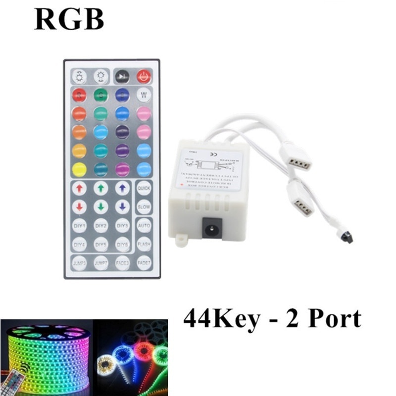 1pc 44 Keys RGB IR Mini Remote Controller DC 12-24V Controller for Colorful LED RGB Strip Lights Mini Controller