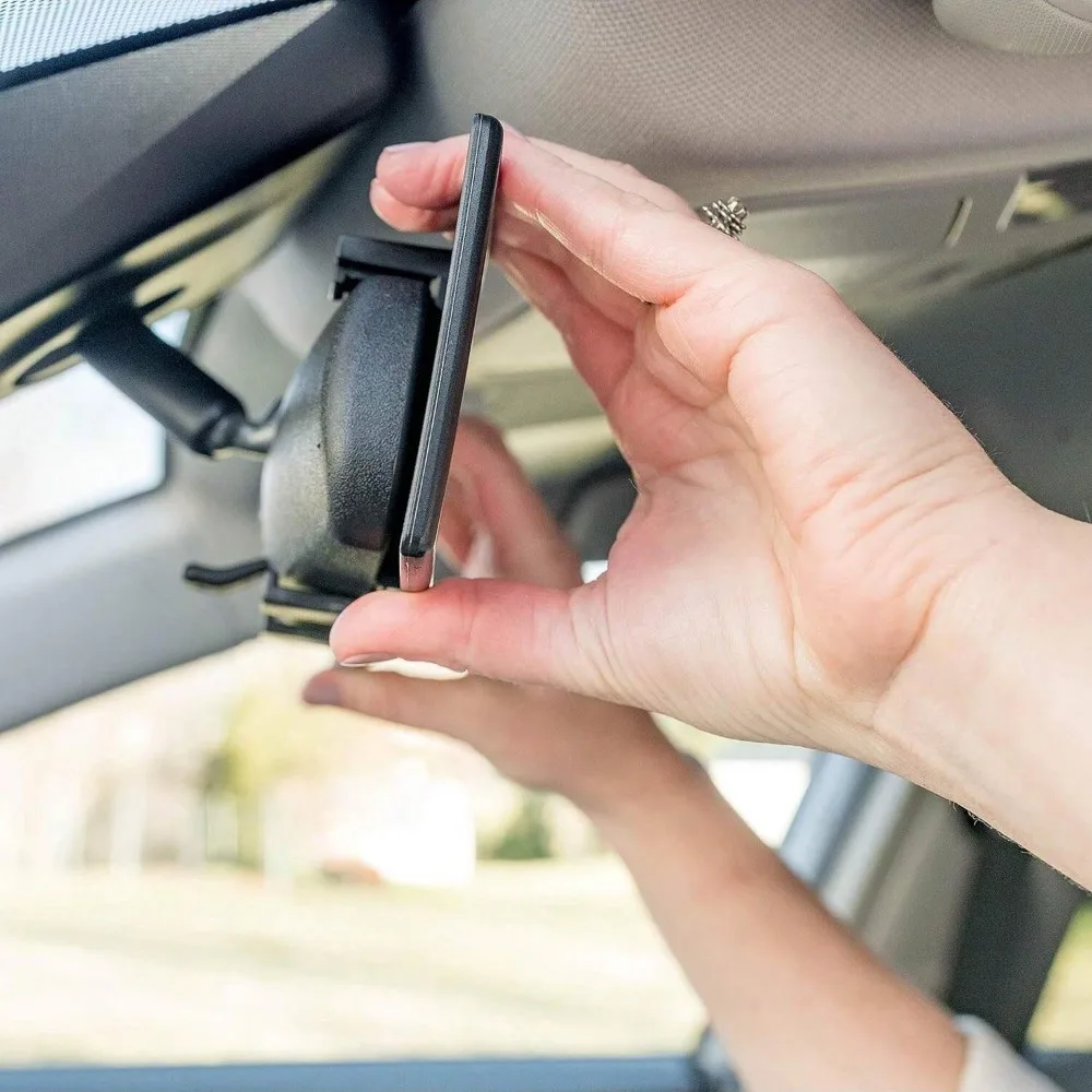 Espejo retrovisor panorámico para coche, Clip Interior en espejos retrovisores gran angular para coche, espejo retrovisor grande extendido Universal