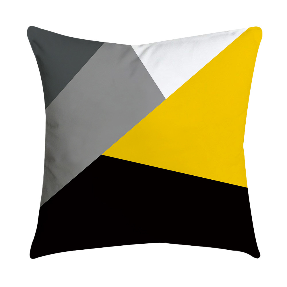 Ananas Blad Geel Sofa Auto Taille Gooi Kussen Case Home Decor cojines decorativos para sofa kussen G516: H
