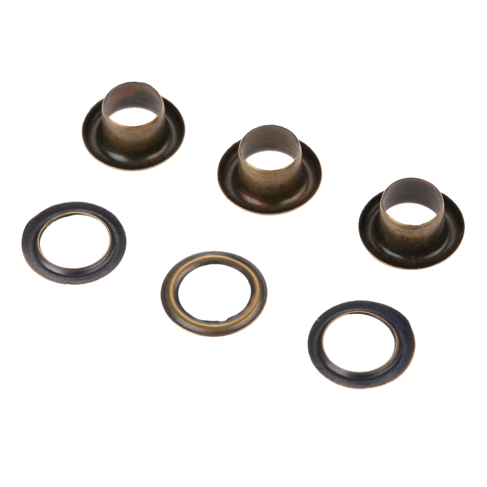 100pcs 5mm/6mm/8mm Eyelets Metal eyelets Buttons Hollow Rivets Sewing patches Bags and Shoes Clothes accessories: 6mm bronze