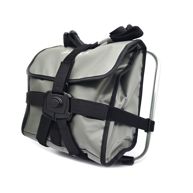 Fietsvoorrekken voor Brompton vouwfietstassen Beugel Rugzakdrager Blok Plat frame Aluminiumlegering 38x30cm