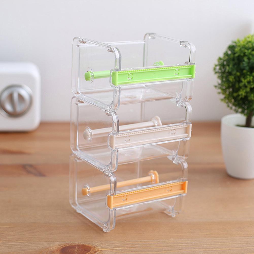 Mini Tape Dispenser, Small Tape Cutter, Washi Tape Cutter, Office Stationery, Transparent Tape Holder, Tape Dispenser