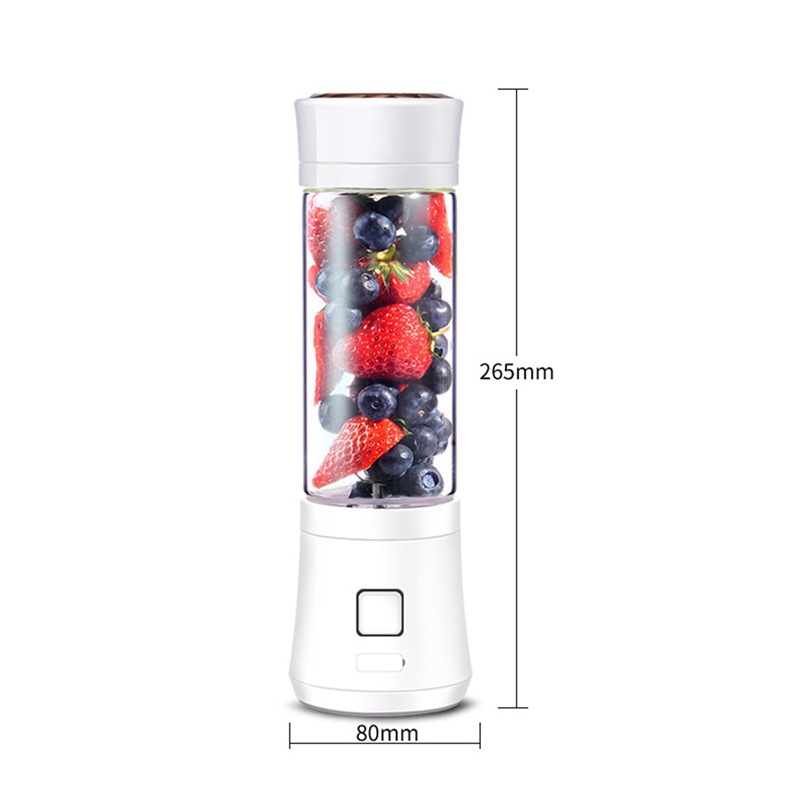 480 Ml Usb Interface Mini Elektrische Juicer Fles Draagbare Multifunctionele Sap Kleine Fles Cup Glas